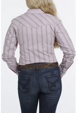 Cinch Ladies Lavendar MSW9201024 Long Sleeve Pearl Snap Shirt