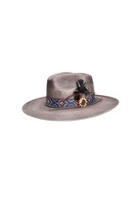 Bullhide Stuck With U 5061BL Feather Beaded Hatband Straw Hat