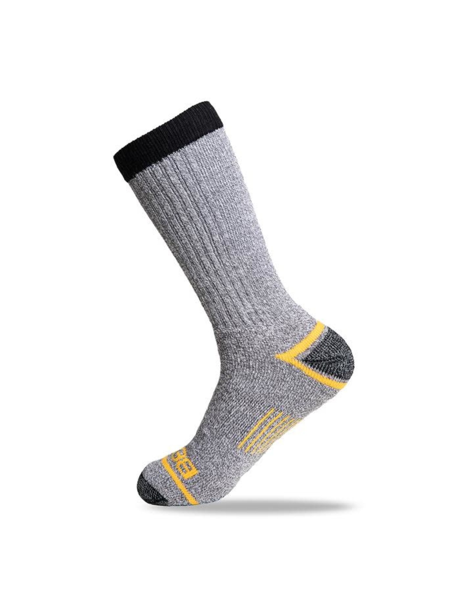 Berne Berne Work 3 Pair SK102GPW Ventilated Graphite/White Crew Socks Sz. 12-15