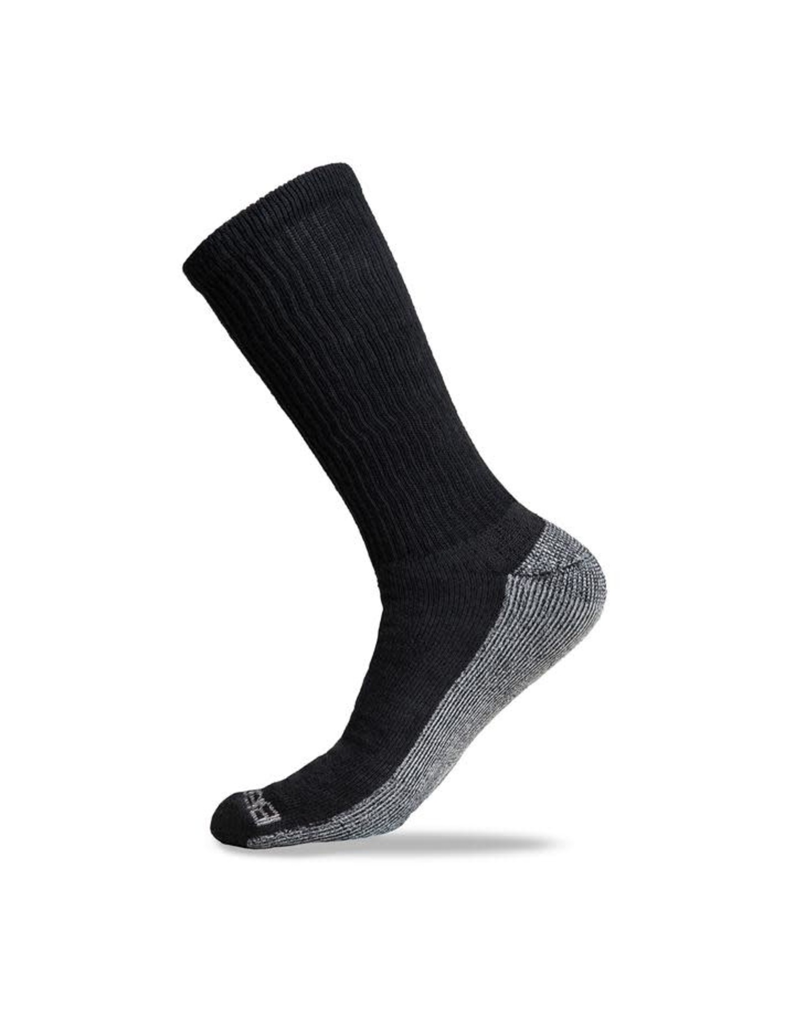 Berne Berne Work 3 Pair SK101BK Moisture Wicking Black/Grey Crew Socks Sz. 12-15