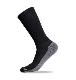Berne Berne Work 3 Pair SK101BK Moisture Wicking Black/Grey Crew Socks Sz. 12-15