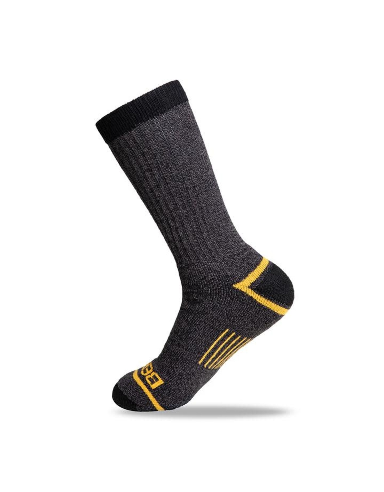 Berne Berne Work 3 Pair SK102BND Ventilated Brindle Crew Socks Sz. 6-12