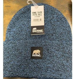 Berne Berne Heritage Knit H150BBK Blue on Black Toboggan