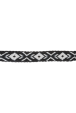 Martin Martin Saddlery Braided Beaded Noseband HTR-BDBRH-BKWH Rope Halter