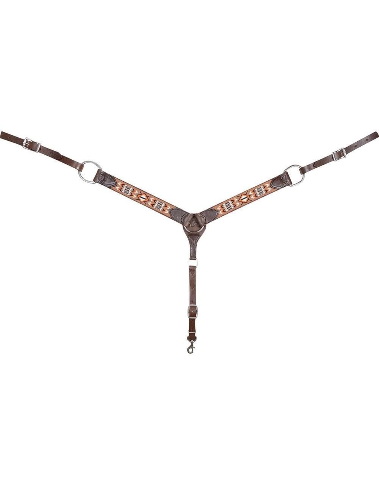 Cashel Cashel Tan/Orange Beaded SA-BC192BD-TNOR Breast Collar