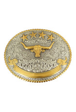 M&F Nocona Large Steer Engraved 37401 Belt Buckle