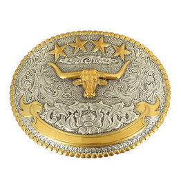 M&F Nocona Large Steer Engraved 37401 Belt Buckle