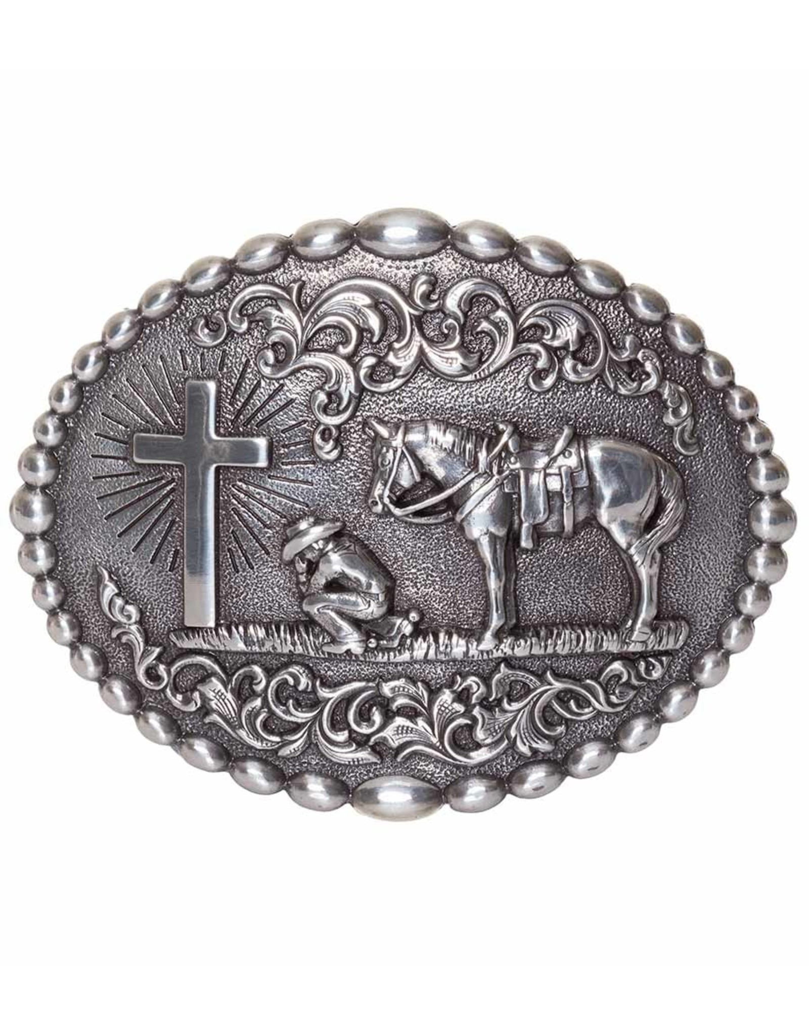 Nocona Nocona Praying Cowboy 37374 Buckle