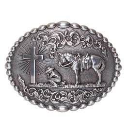 Nocona Nocona Praying Cowboy 37374 Buckle