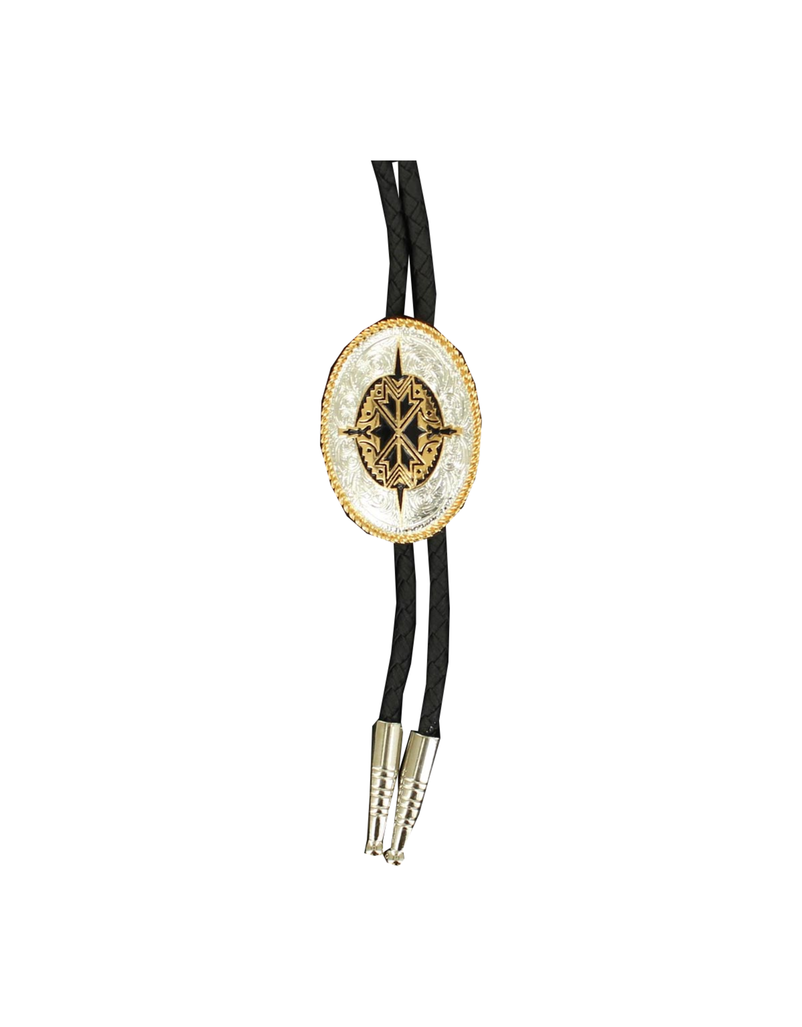 Double S Double H Black/Gold Aztec 2270235 Bolo