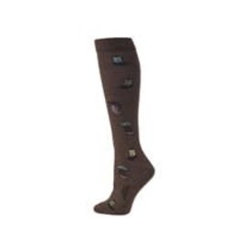 Boot Doctor Boot Doctor Cowboy Boot Print Over the Calf 0417102 Boot Socks