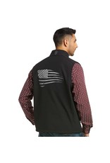 Ariat Men's Logo 2.0 Patriot Black 10037559 Softshell Vest