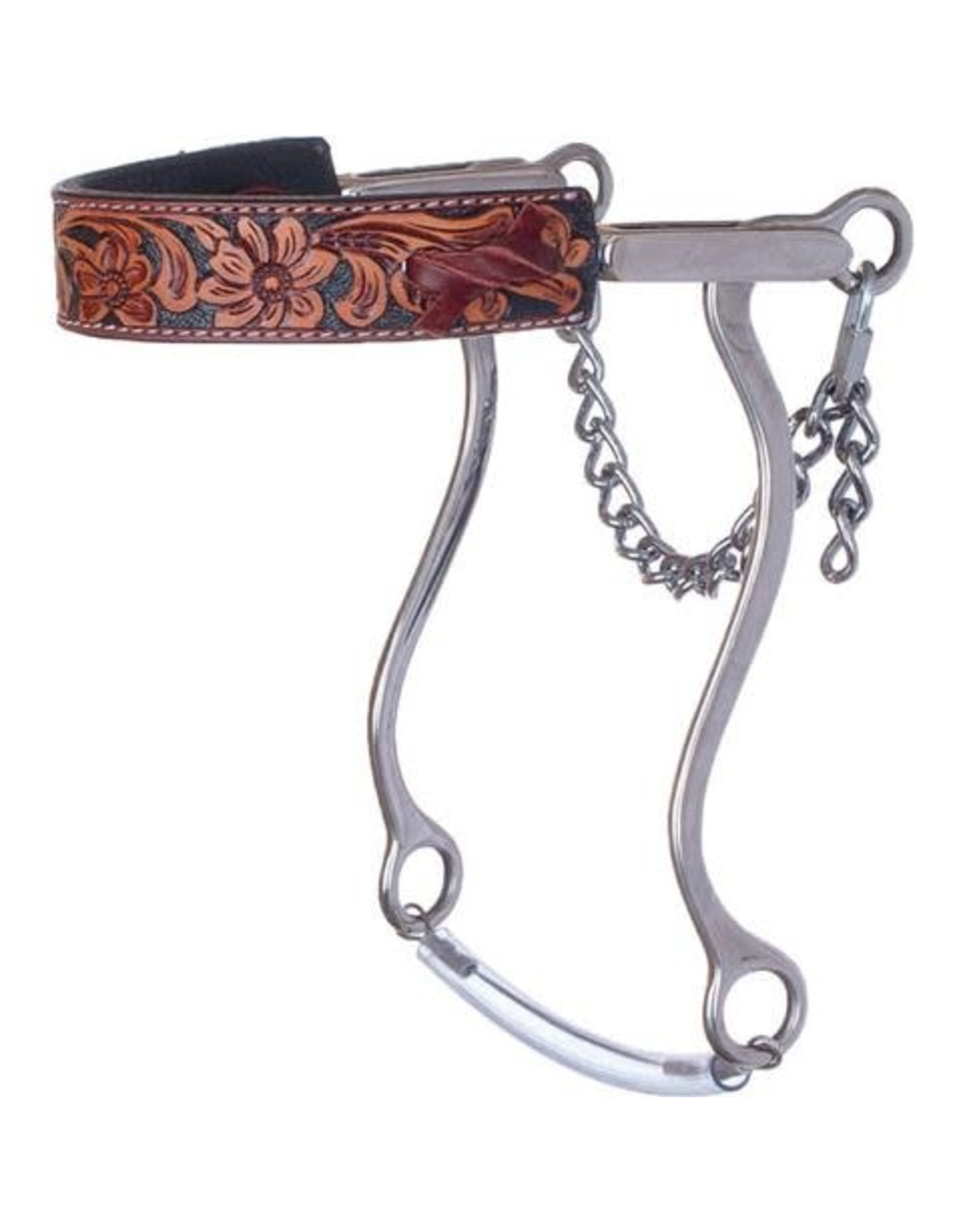 Circle Y Tooled Leather Stage C 951-FT Mechanical Hackamore