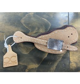 Chase Combs Leather Chase Combs Leather Roughout Buckstitched Spur Straps