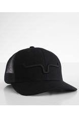 Kimes Ranch Weekly Trucker Black on Black Cap