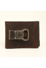 Ariat Brown A35119282 Money Clip Wallet
