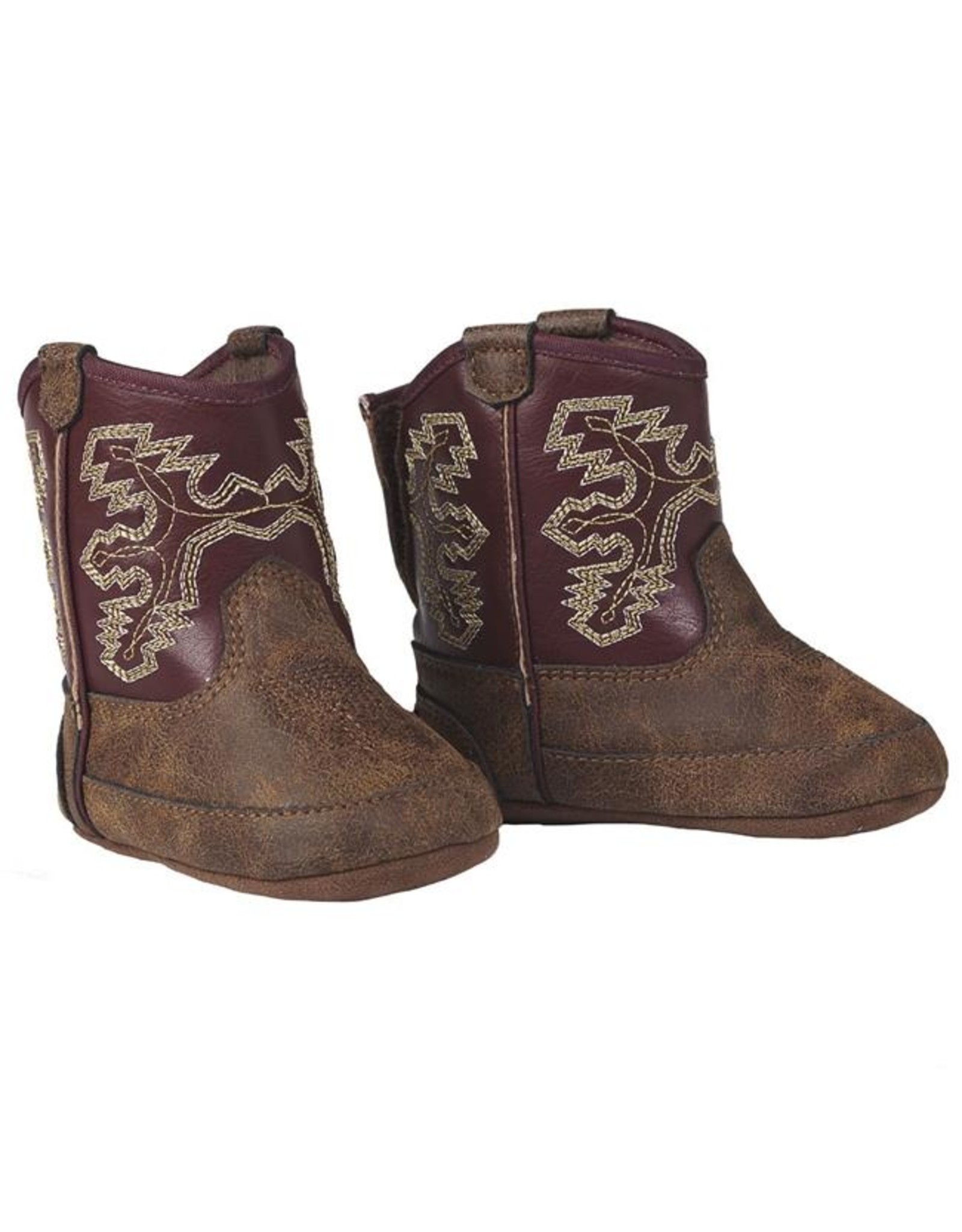 Twister Twister Blake 4426508 Baby Buckers Burgundy Infant Boots