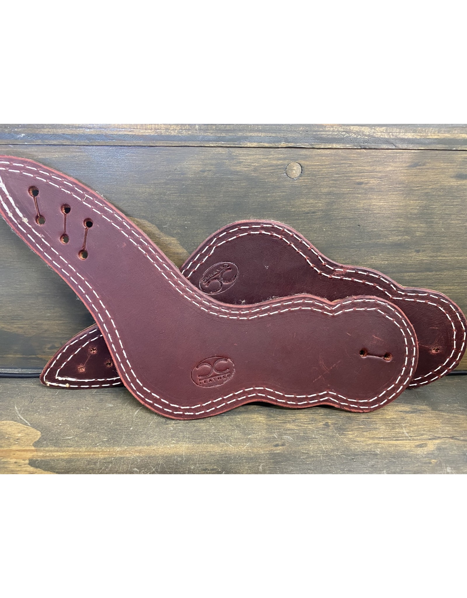 Chase Combs Leather Chase Combs Leather Mahogany Dovewing Spur Straps