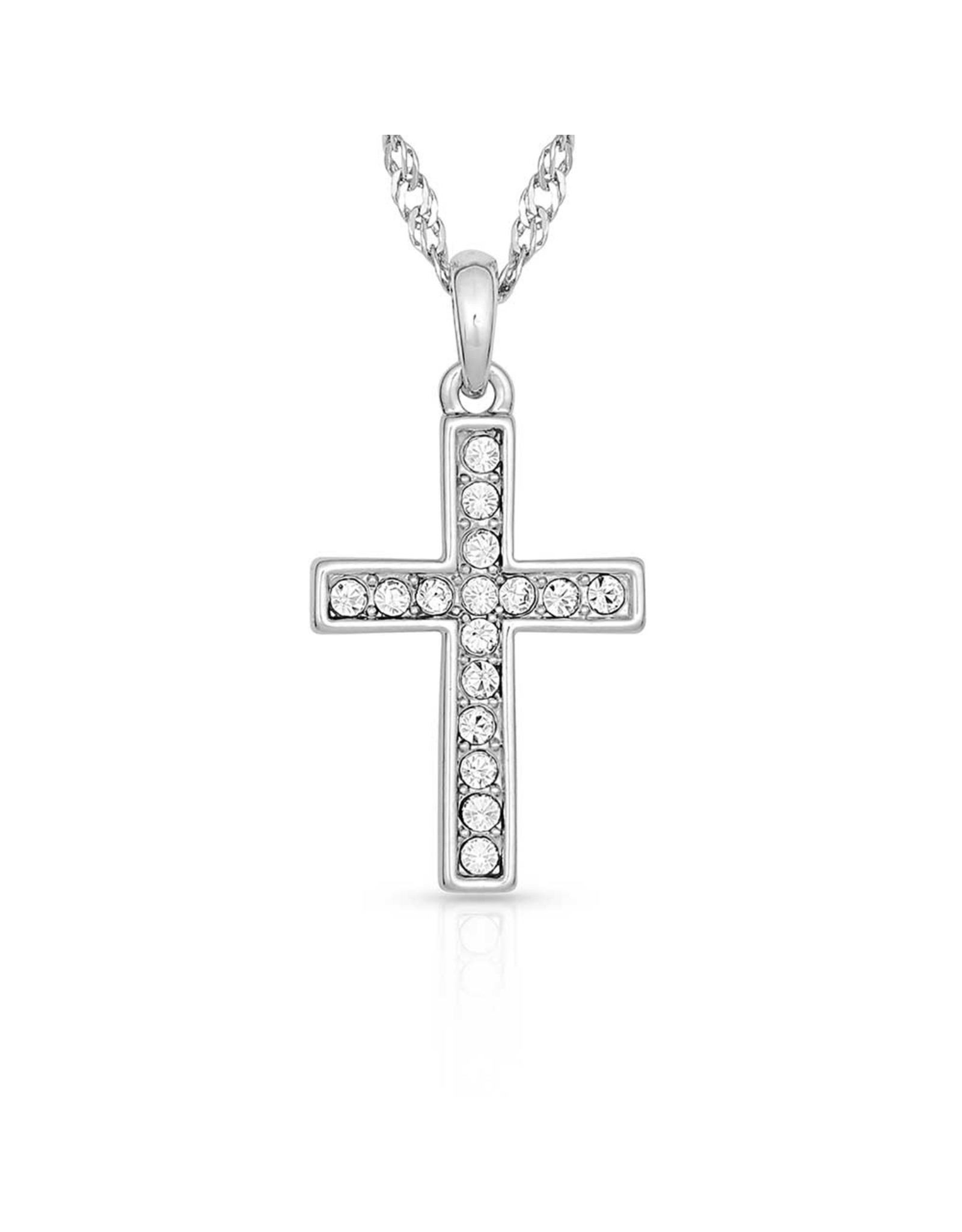 Montana Silversmiths Rhinestone Cross JS746 Jewelry Set