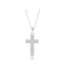 Montana Silversmiths Unwavering Faith Rhinestone Cross NC4498 Necklace