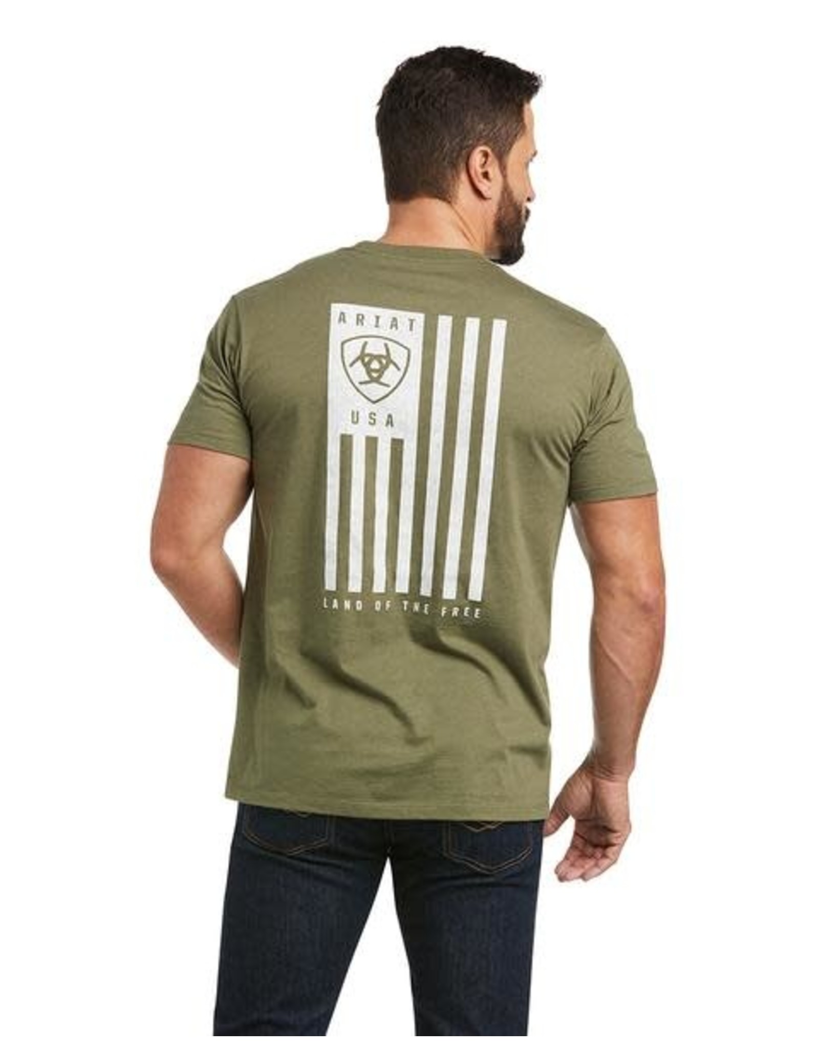 Ariat Men's Freedom Military Heather 10037028 T-Shirt