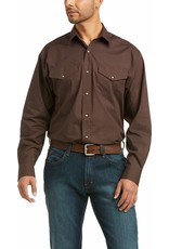Ariat Men's Classic Fit Friar Brown 10036926 Western Shirt