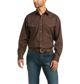 Ariat Men's Classic Fit Friar Brown 10036926 Western Shirt