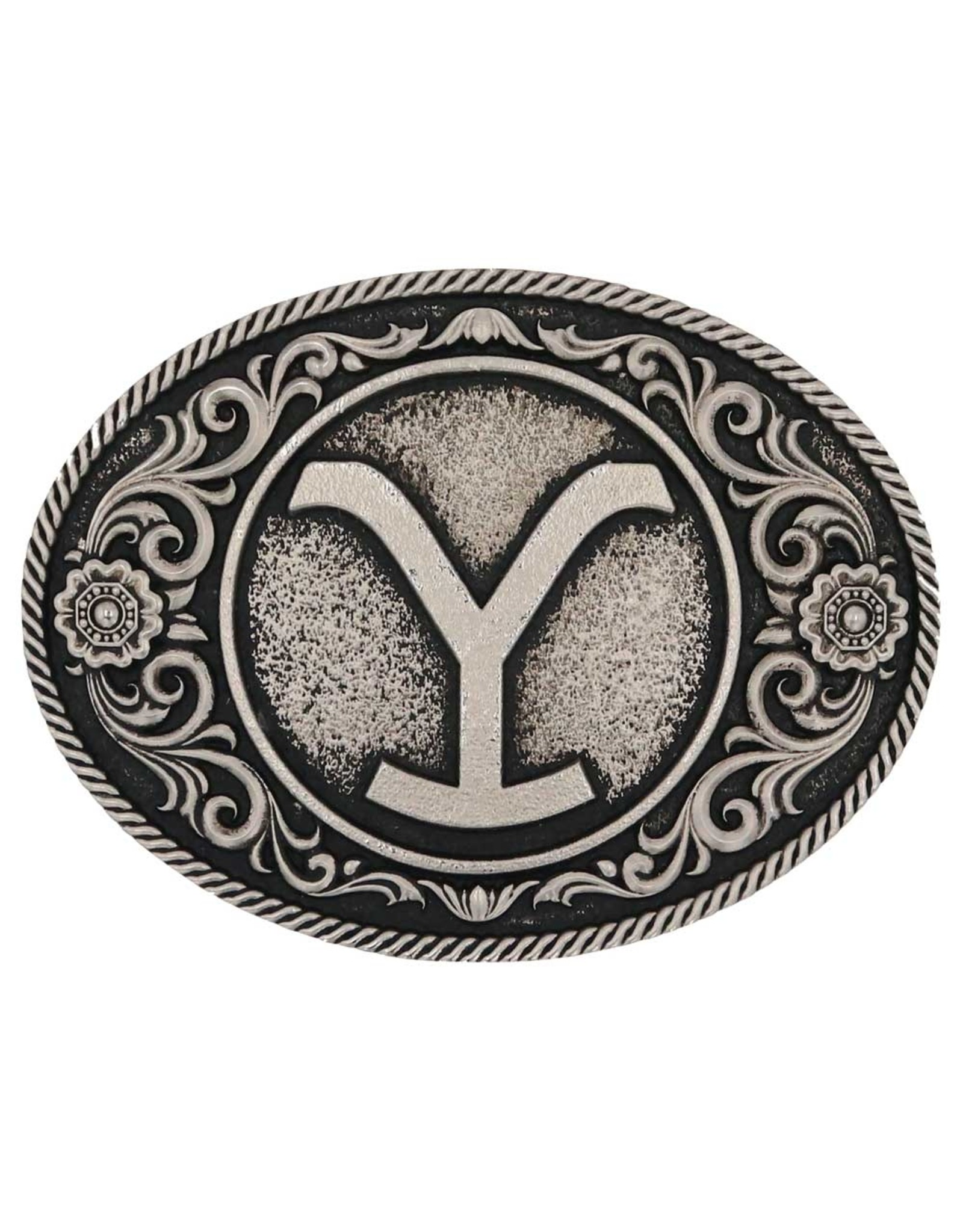 Attitude Jewelry Yellowstone Dutton Ranch Floral Brand A914YEL Belt Buckle