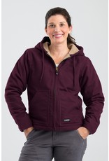 Berne Berne Women's Sherpa-Lined Softstone WHJ43 Duck Hooded Jacket