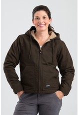 Berne Berne Women's Sherpa-Lined Softstone WHJ43 Duck Hooded Jacket