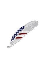 Montana Silversmiths Montana Silversmiths American Flag HF4692USA Hat Feather