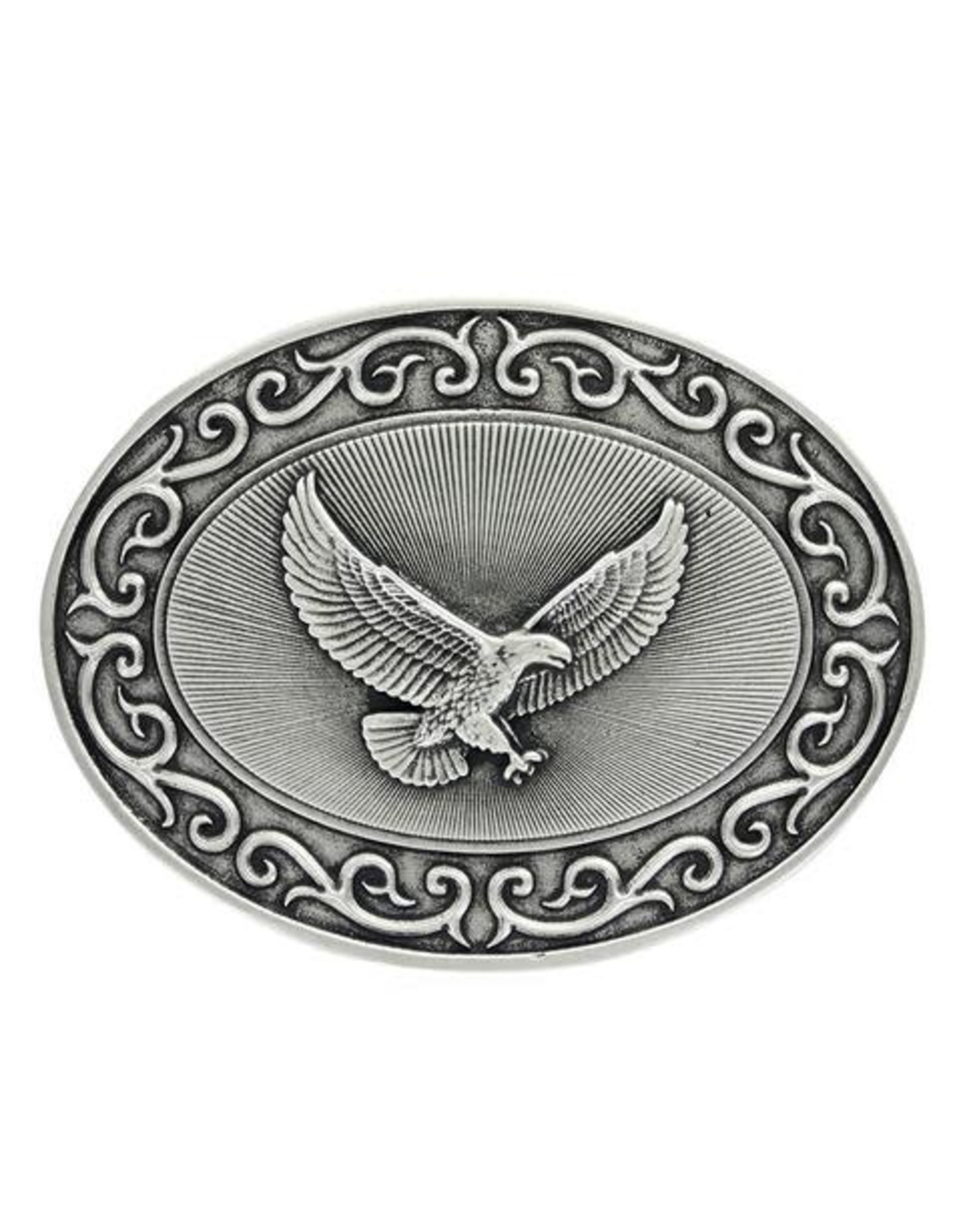 Attitude Jewelry Attitude Ready for Action Eagle A859 Belt Buckle