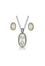 Montana Silversmiths Montana Silversmiths Western Rope Brilliance JS4830 Jewelry Set