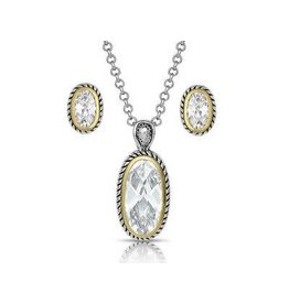 Montana Silversmiths Montana Silversmiths Western Rope Brilliance JS4830 Jewelry Set