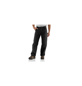 Carhartt Men's Loose Fit Washed Duck Utility B11 Black Work Pants