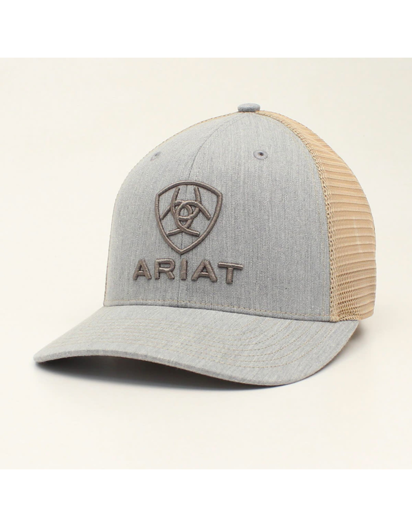 Ariat Heather Grey/Tan Logo A300012008 Cap