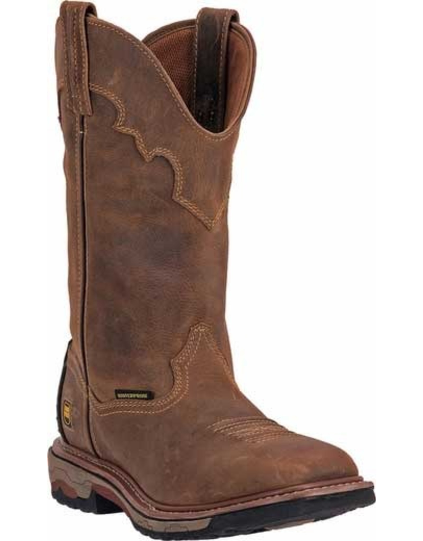 Dan Post Men's Blayde Saddle Tan DP69402 Waterproof Soft Toe Work Boots