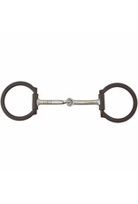 Diamond R Diamond R D-Ring Brown Iron DR208 Snaffle Bit