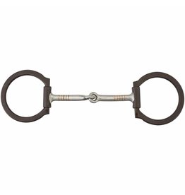 Diamond R Diamond R D-Ring Brown Iron DR208 Snaffle Bit
