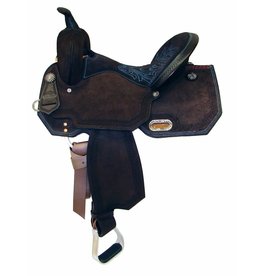 High Horse High Horse Leona Turquoise Stitched 15" Seat, Wide Tree 6230-T505-05 Barrel Saddle