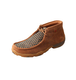 Twisted X Men’s Driving Moc Oiled Saddle/Blue MDM0057 Casual Shoes