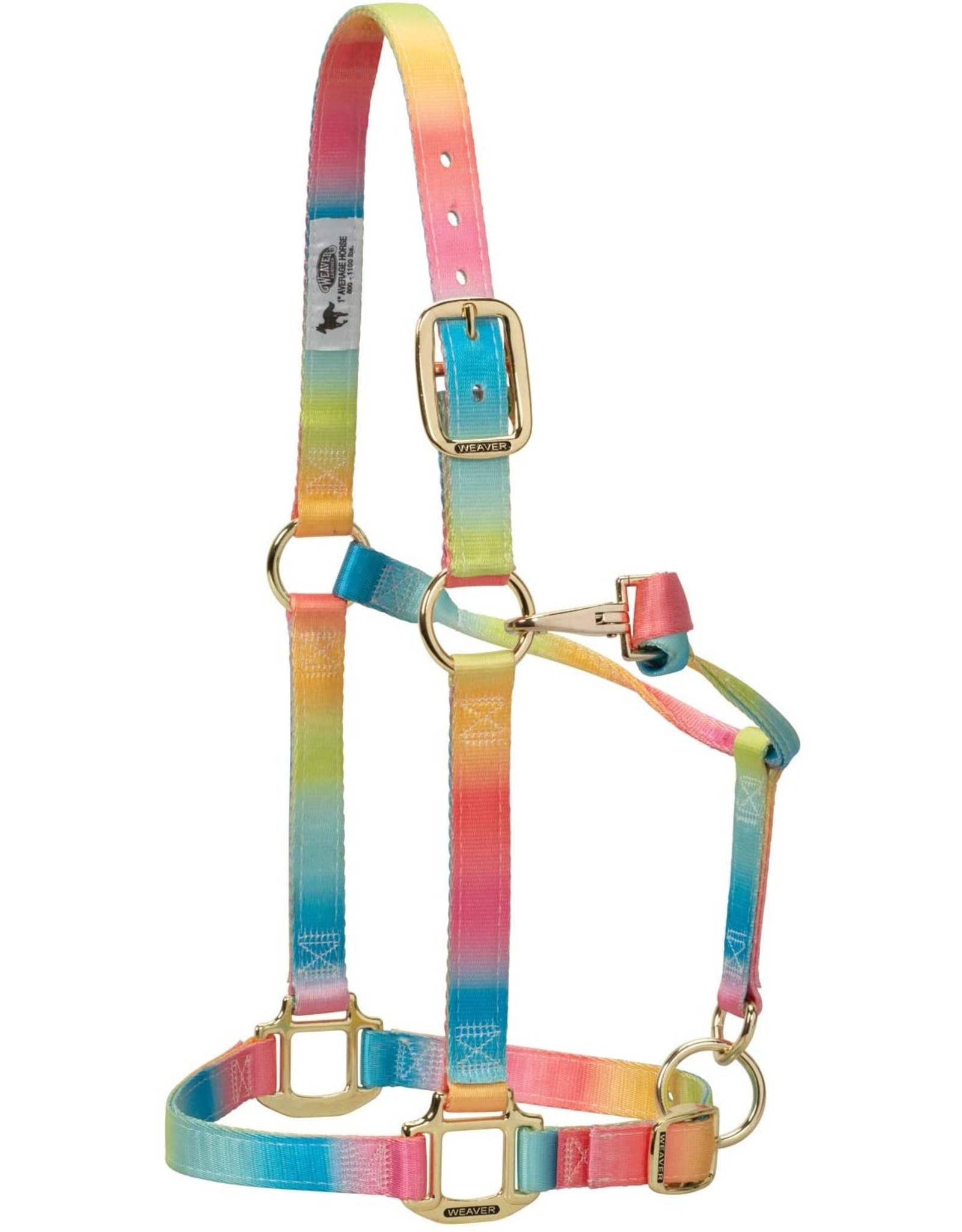 Weaver Weaver Adjustable  35-6785-R1 Rainbow Halter Sz. Average
