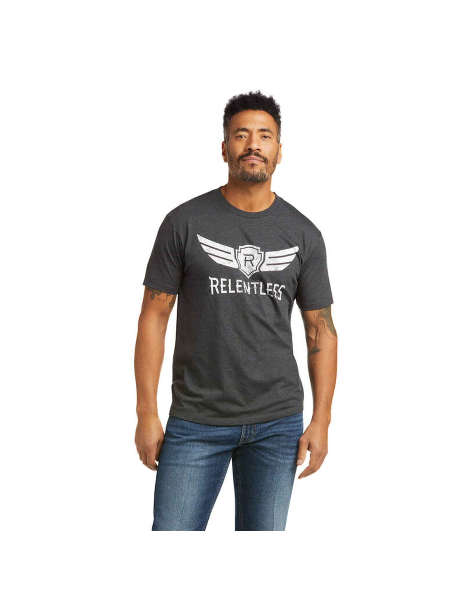 Ariat Men's Relentless Grey 10037786 T-Shirt