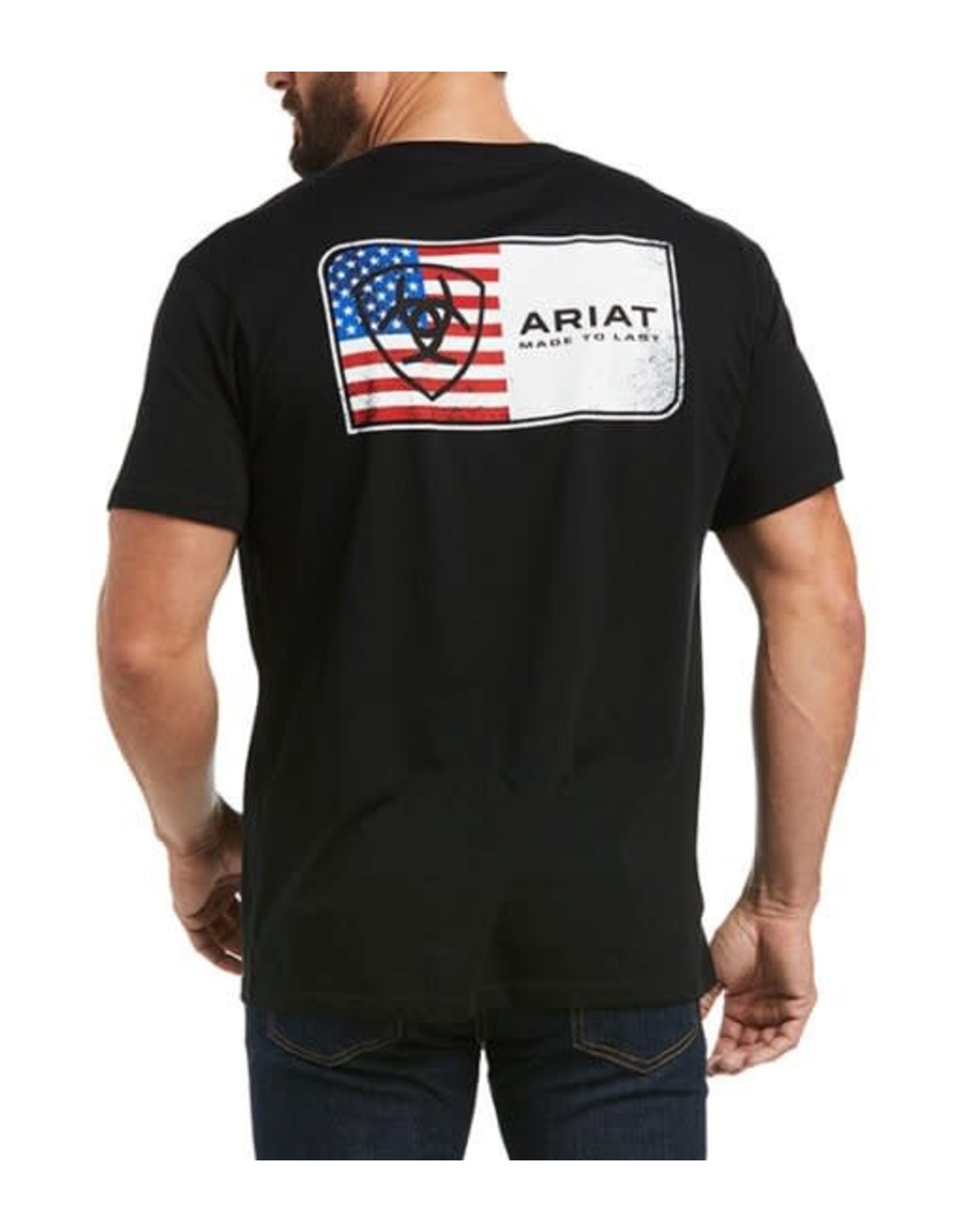 Ariat Men's Black Flag 10037026 T-Shirt