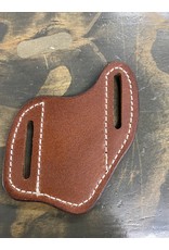 Chase Combs Leather 2 Cs Leather Chestnut Knife Sheath