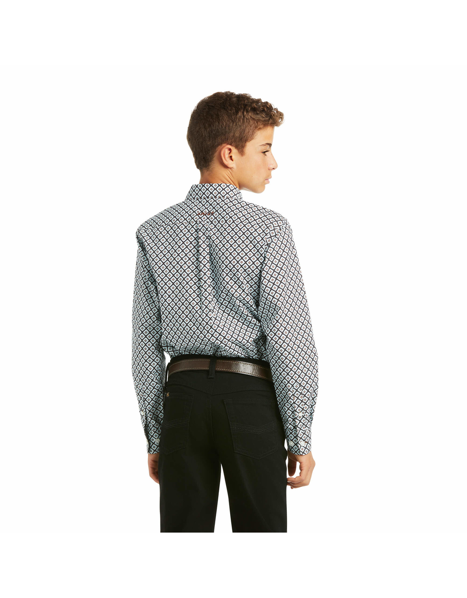 Ariat Kid's Marquez Classic Tranquil Aqua 10037670 Western Shirt