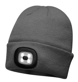 Portwest LED Light B029GR Grey Beanie