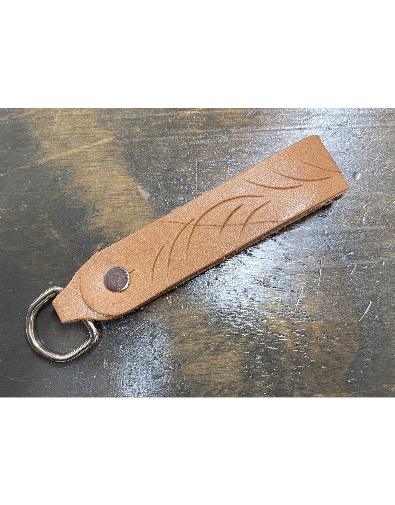 Chase Combs Leather Loop Keychain