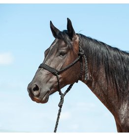Cashel Cashel Flat Braided Black HTR-BMTH-BLA Rope Halter