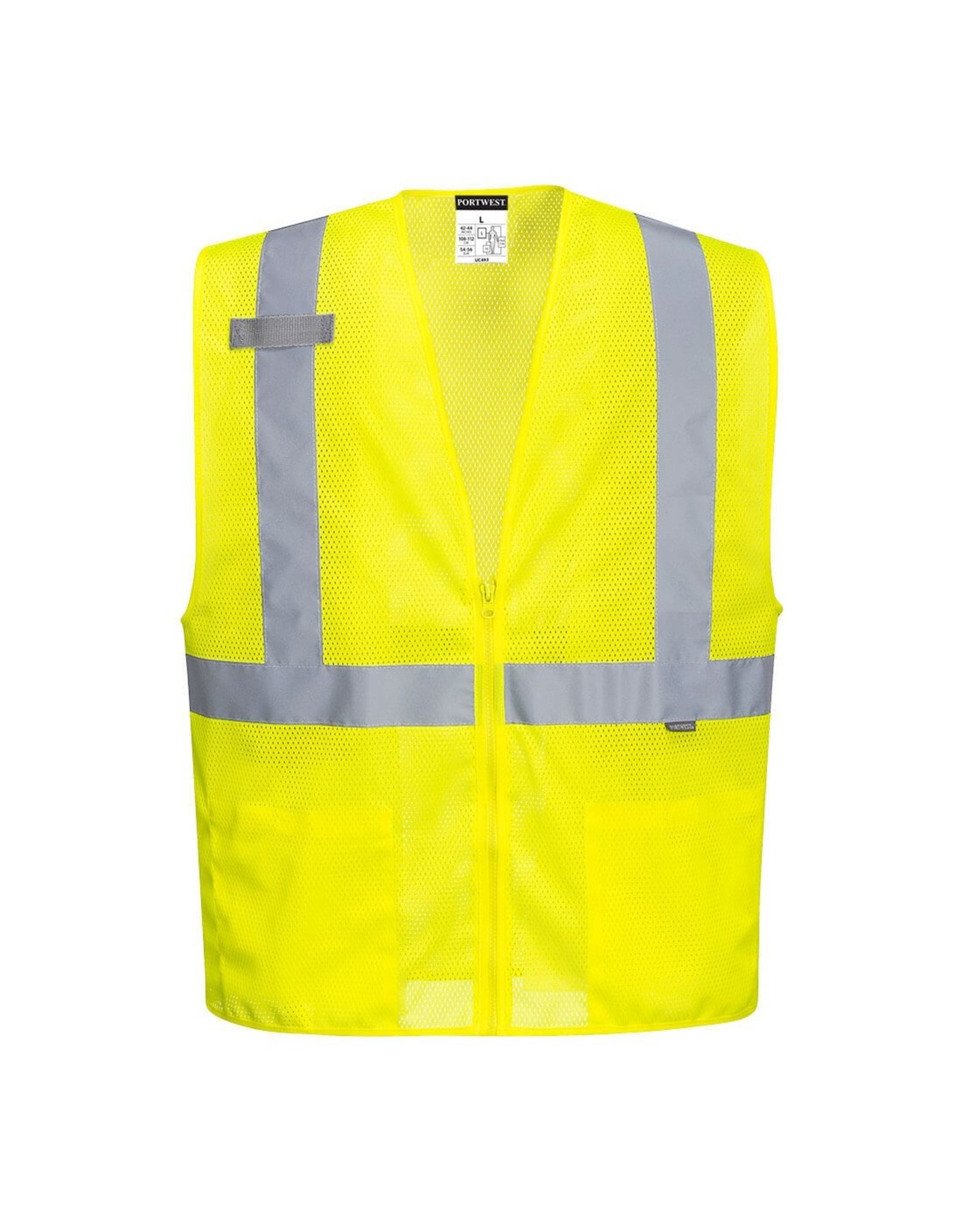 Portwest Economy Mesh Zip UC493 Safety Vest